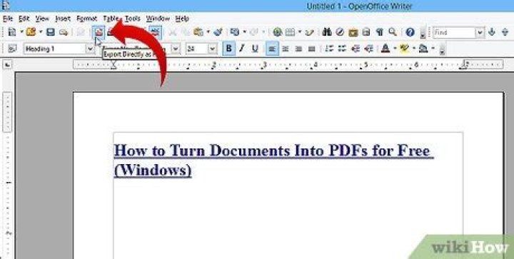 How to turn documents into pdfs for free (windows)