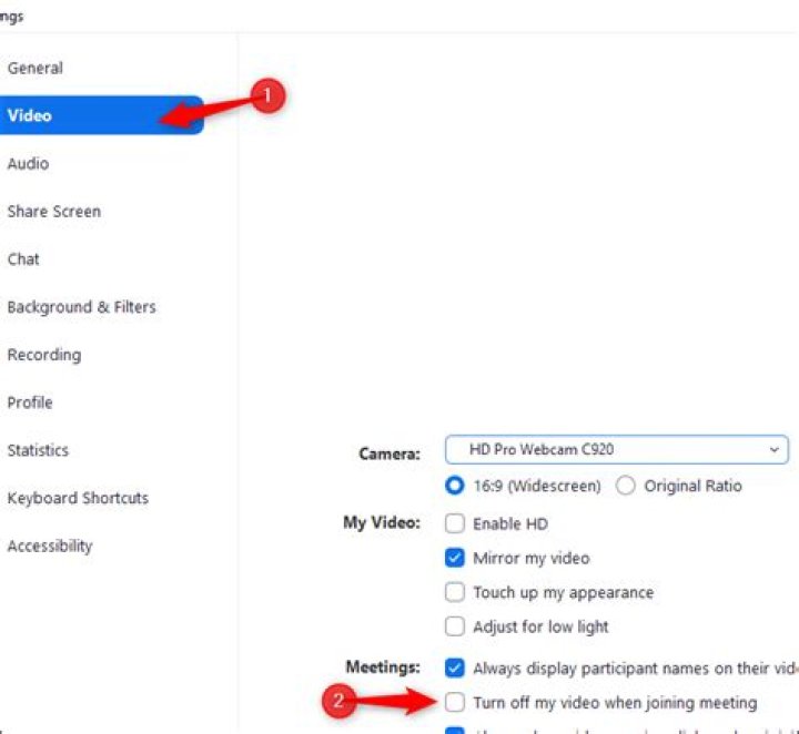 How to turn off your webcam and microphone on zoom