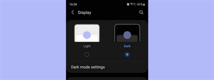 How to turn on dark mode on android
