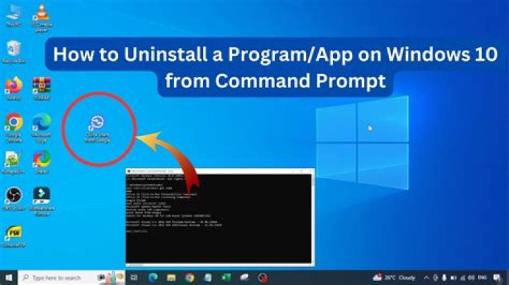 How to Uninstall a Program on Windows 10 from Command Prompt