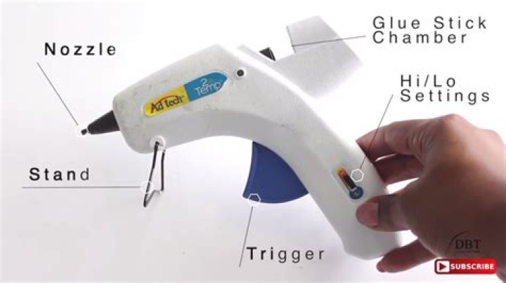 How to use a glue gun