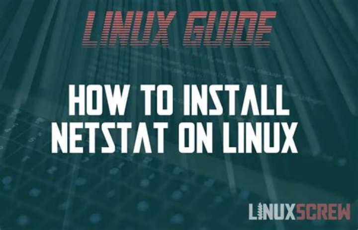How to use netstat on linux