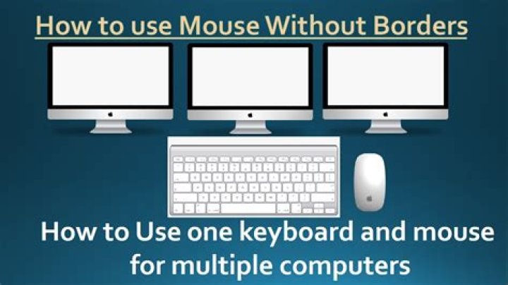 How to use one mouse and keyboard across multiple computers with mouse without borders