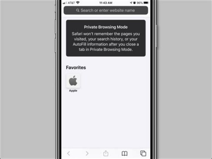 How to use safari private browsing on an iphone or ipad