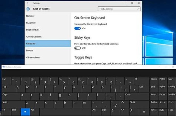 How to use the on-screen keyboard on windows 7 8 and 10