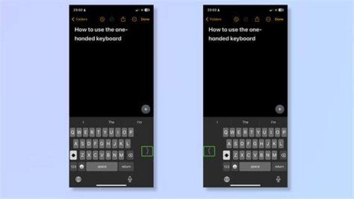 How to use the one-handed keyboard on your iphone