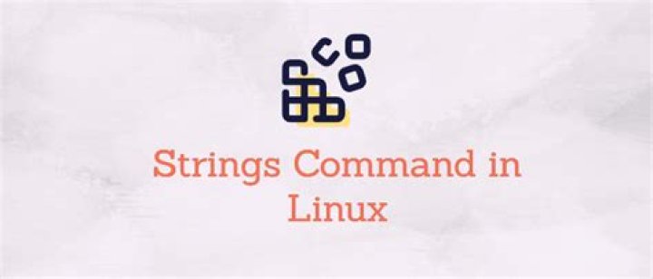 How to use the strings command on linux