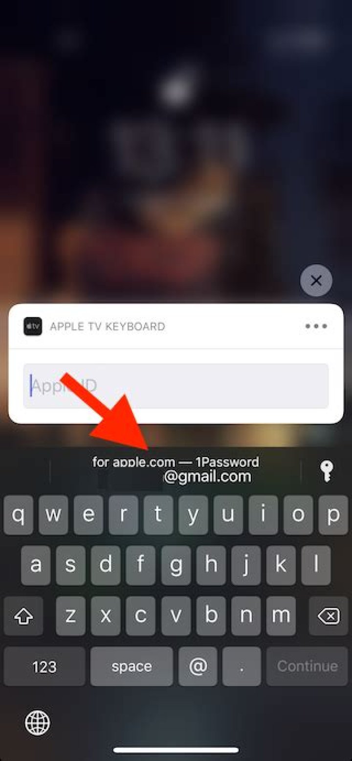 How to use your iphone to enter passwords on an apple tv