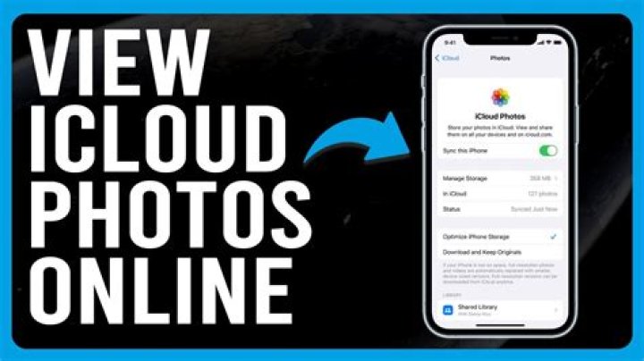 How to view icloud photos online