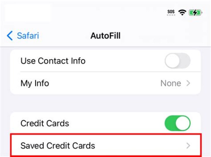 How to View Saved Credit Card Numbers in Safari on iPhone and iPad