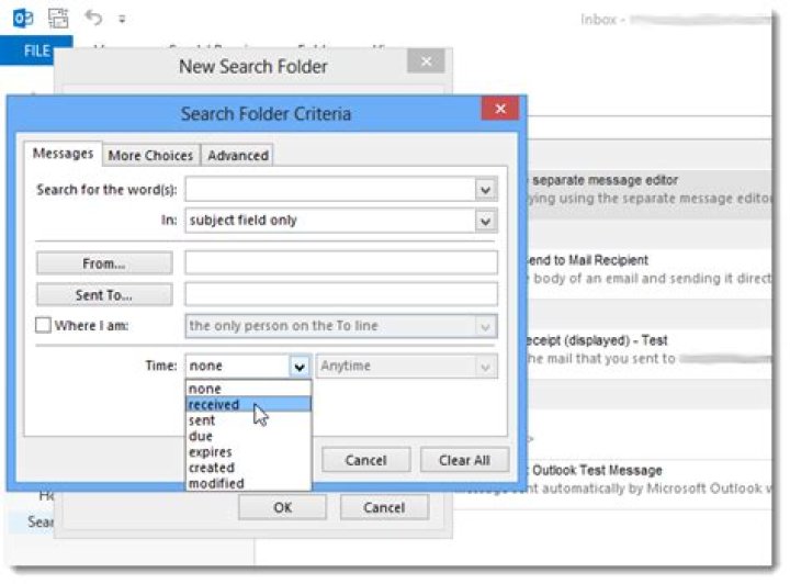 How to view today’s rss feeds only in outlook 2013
