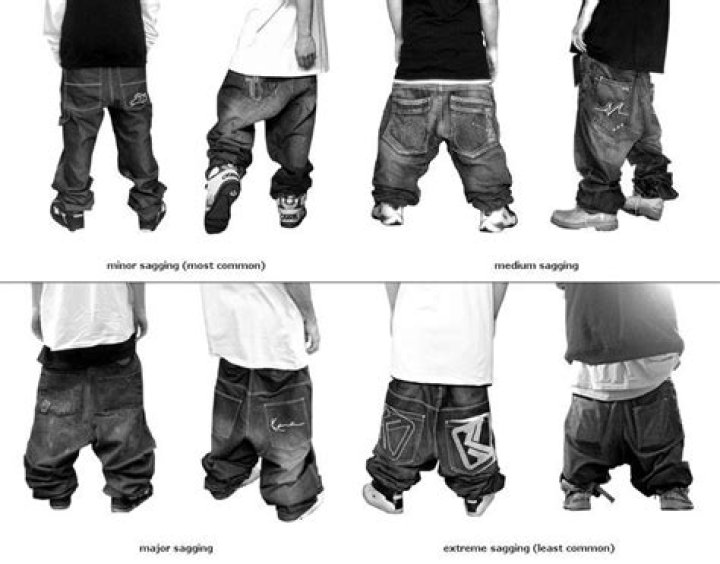 How to wear really low baggy pants without losing them