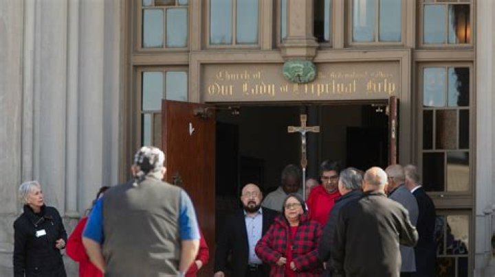 Hundreds attend funeral mass for the woman killed during a celebration of Chiefs’ Super Bowl win
