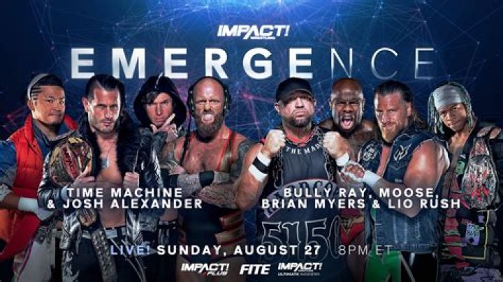 	Impact Wrestling Emergence (8/27) results: Vetter’s review of Trinity vs. Deonna Purrazzo for the Knockouts Championship, Alex Shelley, Chris Sabin, Kushida, and Josh Alexander vs. Bully Ray, Moose, Brian Myers, and Lio Rush	