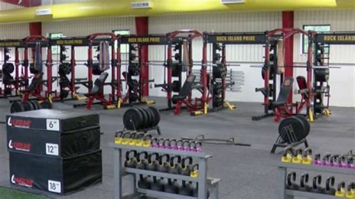 Inside the new weight room at Rock Island High School