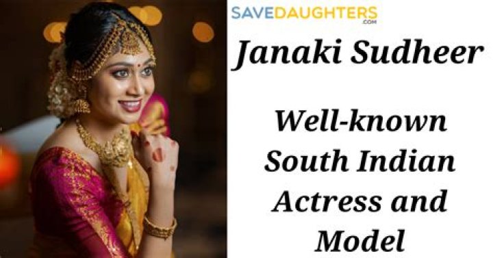 Janaki Sudheer Wiki, Biography, Age, Parents, Boyfriend, Net Worth