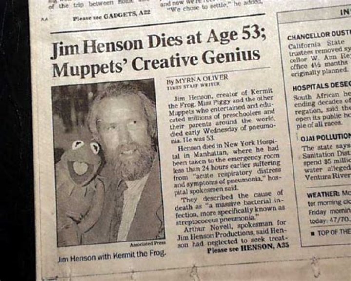 Jim Henson Died 30 Years Ago Today