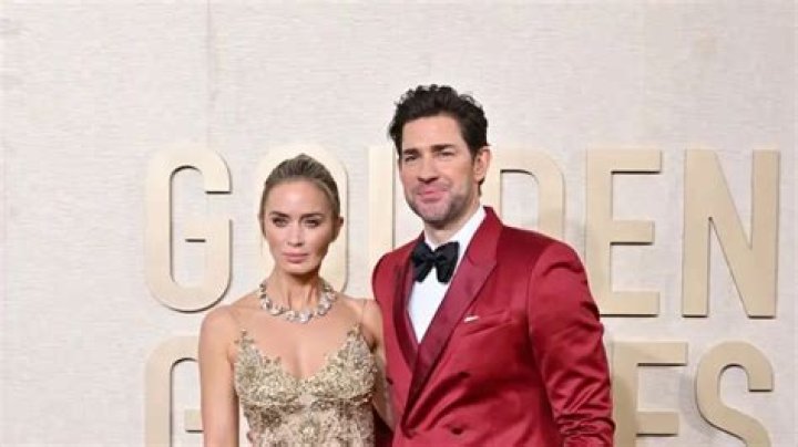 John Krasinski Golden Globes 2024 & Wife Emily Blunt