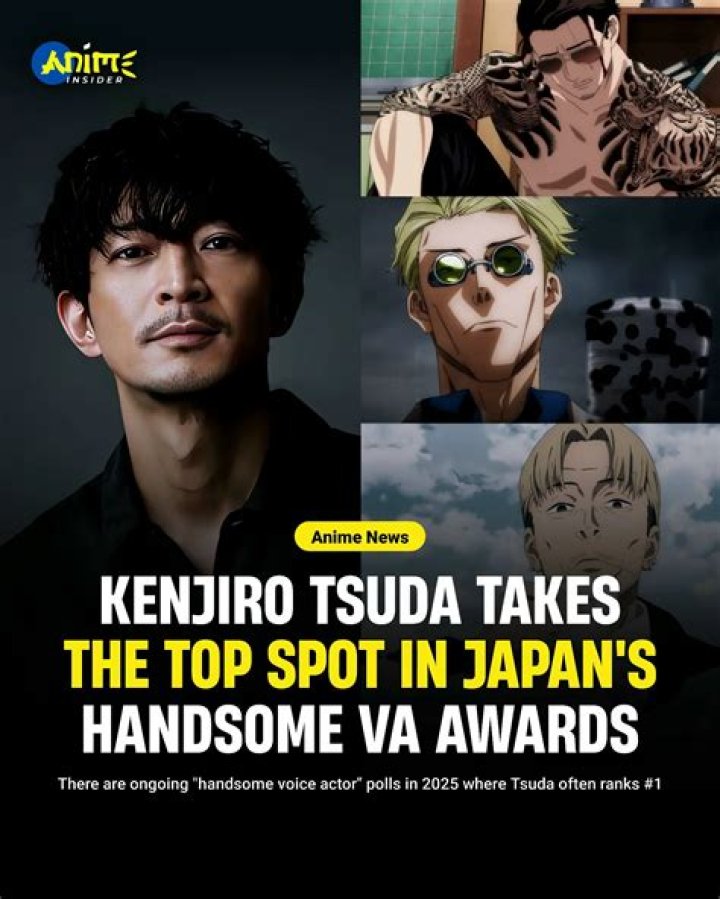 Kenjiro Tsuda Wins the Award for the Most Handsome Voice Actors