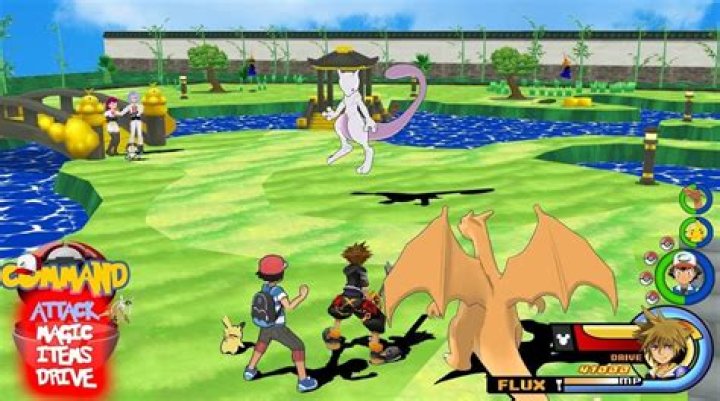 Kingdom Hearts Collides With Pokemon With Epic Crossover Fan Art