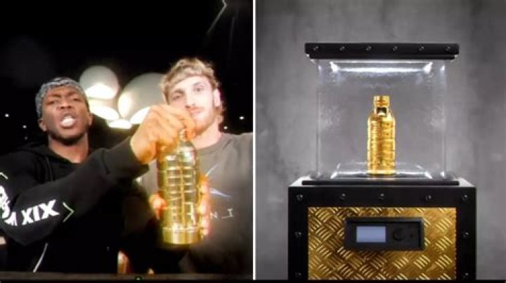 KSI & Logan Paul announce chance to win solid GOLD Prime bottle worth £400k… but you have to crack into bulletproof case