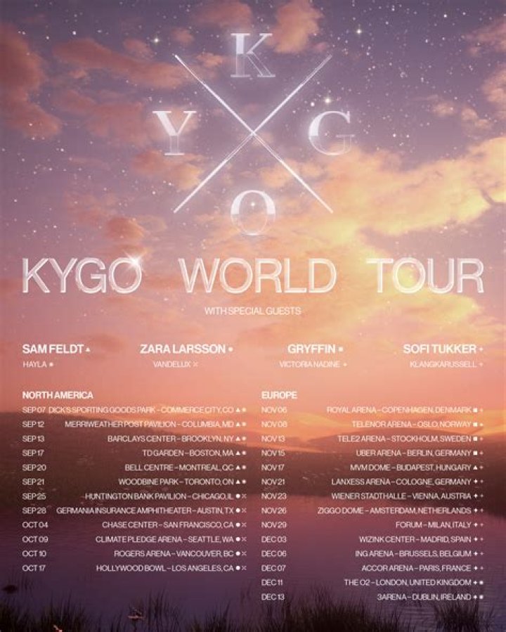 Kygo Announces 2024 World Tour: Date, Venue, Setlist, Special Guests And More
