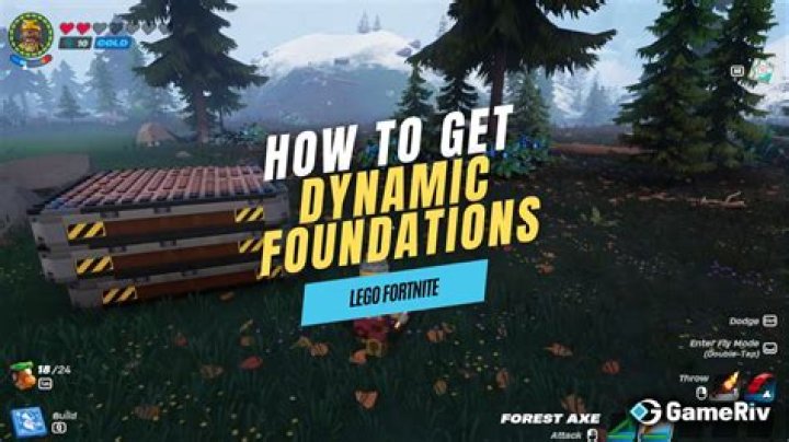Lego Fortnite: How To Get Dynamic Foundations