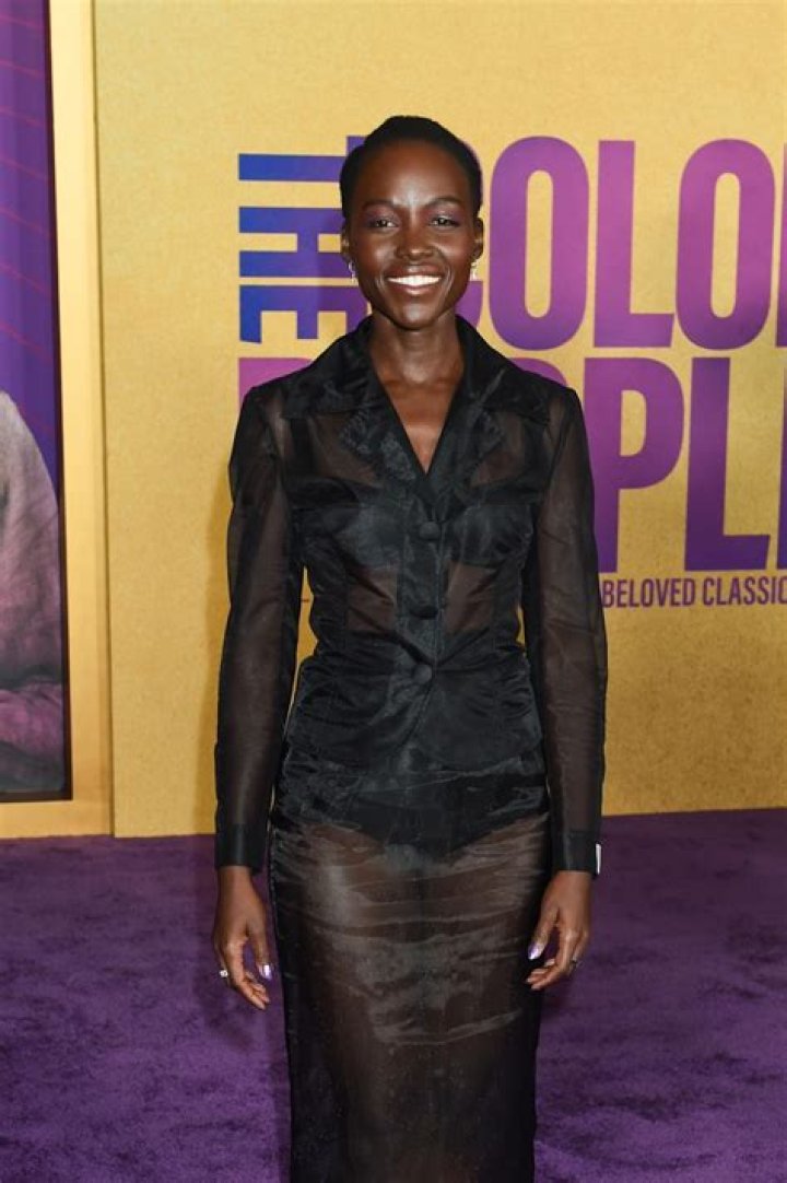 Lupita Nyong'o’s Sheer Skirt Suit Takes On The Exposed Undies Trend