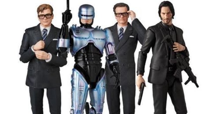MAFEX John Wick, RoboCop, and Kingsman Figures Now Available to Order