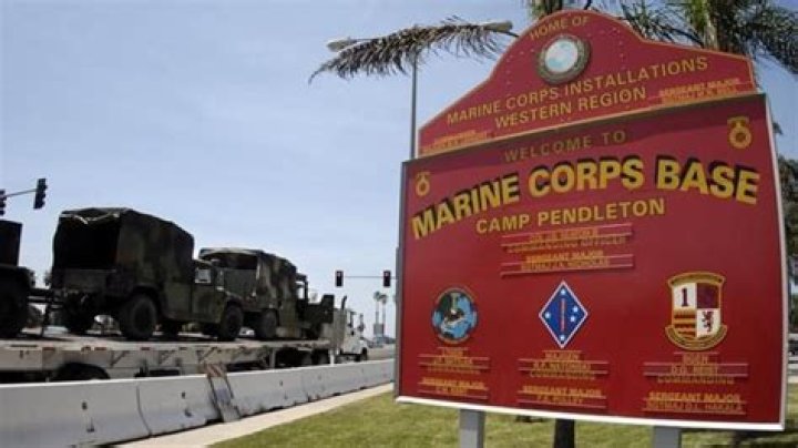 Marine killed in training incident at Camp Pendleton in California