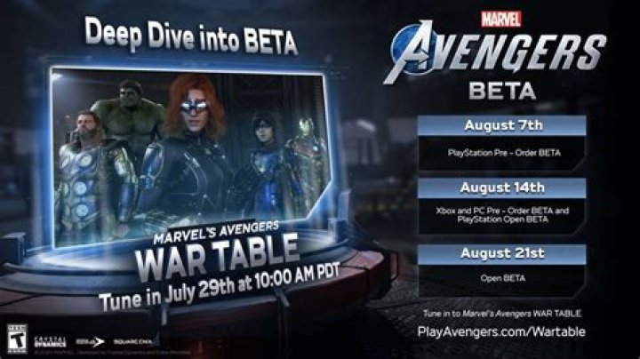 Marvel's Avengers War Table to Show Hawkeye and Update on Next-Gen