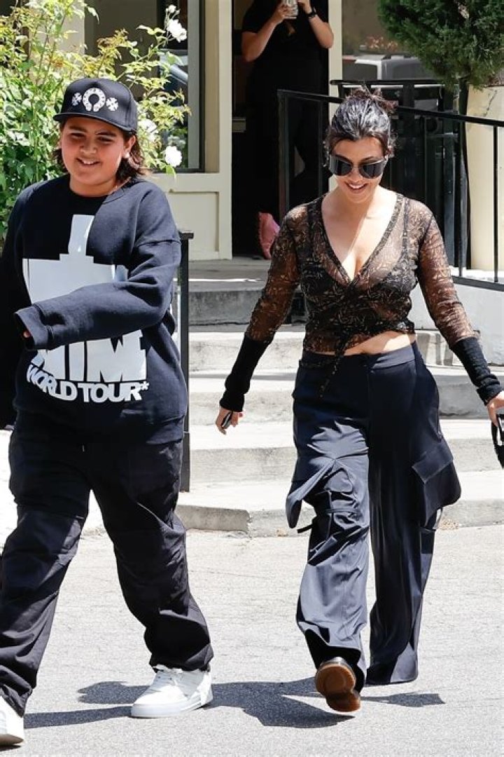 Mason Disick taller than mom Kourtney Kardashian on sushi and ice cream date