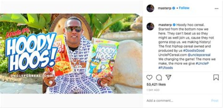 Master P Launches ‘Hoody Hoos!’ Cereal and Plans to Use Profits to Provide ‘Education, Resources, and Activities’ to Inner-City Children