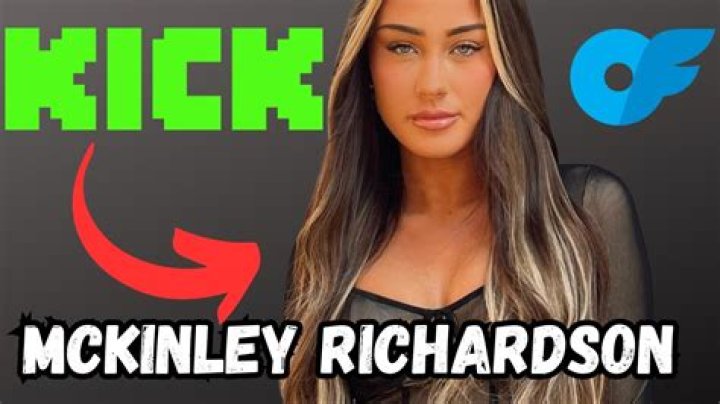Mckinley Richardson Sex Tape Leak: What You Need To Know