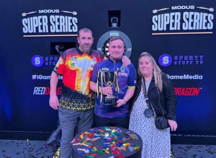 Meet kebab-loving darts star Luker Littler, 16, who's played since he was ONE and is 'more talented than Van Gerwen'