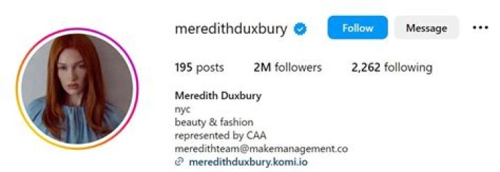 Meredith Duxbury (Make-up Artist) Wiki, Biography, Age, Boyfriend, Family, Facts and More