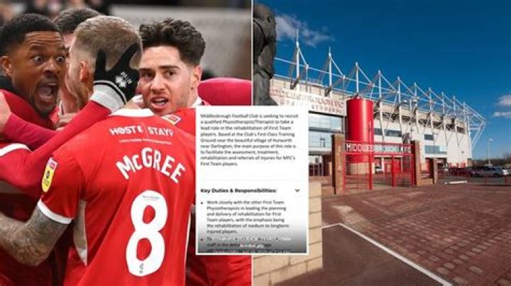 Middlesbrough football club job advert for 'therapist' goes wrong as fans spot awful blunder