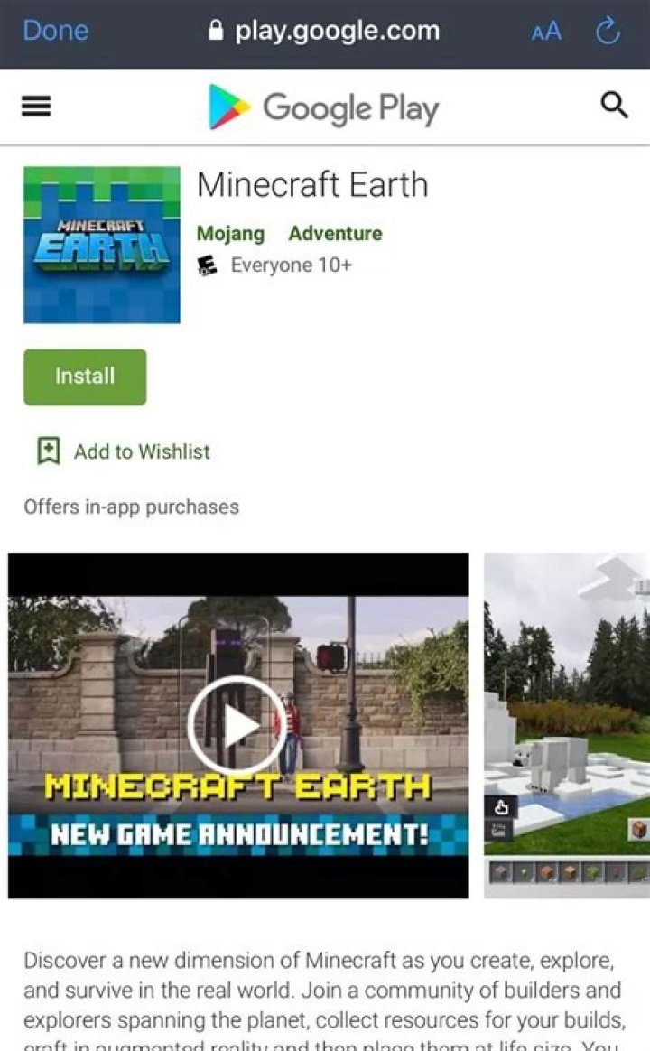 Minecraft Earth Early Access Releases Today Globally