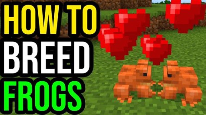 Minecraft: How to Breed Frogs