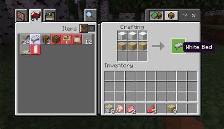 Minecraft: How to Make a Bed