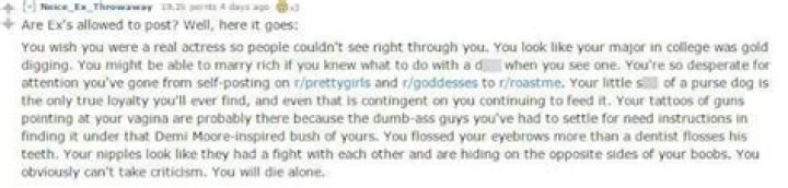 Model deletes Reddit account after asking people to insult her selfie... as users mock her 'fake' boobs and 'shallow' personality