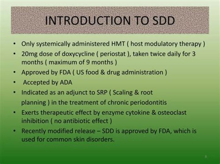 Modified-release subantimicrobial dose doxycycline enhances scaling and root planing in subjects with periodontal disease - ePrints