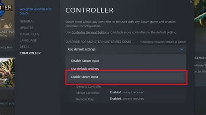 Monster Hunter Rise Demo: How To Enable Controller