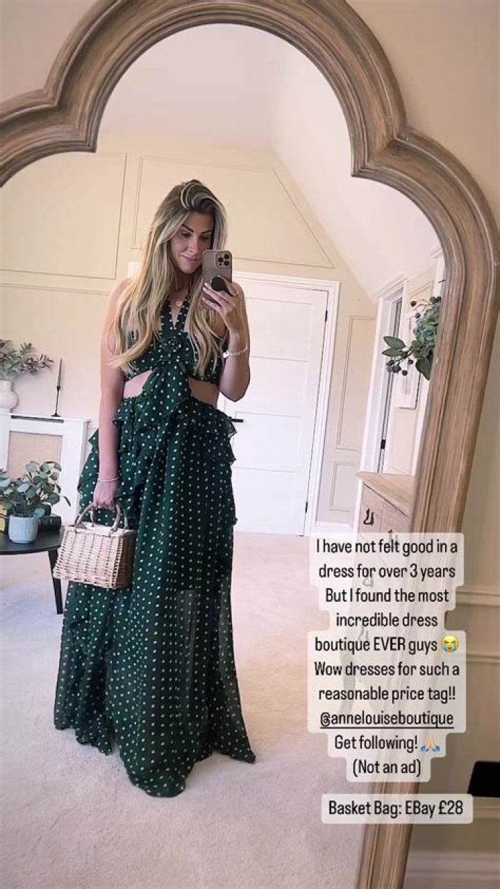 Mrs Hinch shows off new dress but is forced to deny she’s not pregnant as she admits she's 'struggling to lose weight'