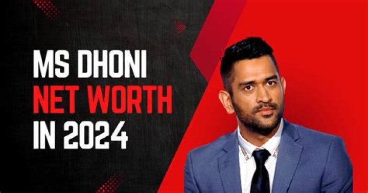 Ms Dhoni Net Worth 2024