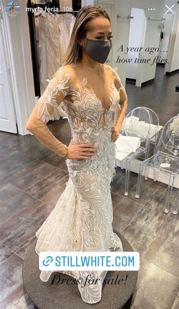 Myrla Feria reminisces on the one-year anniversary of selling her wedding dress