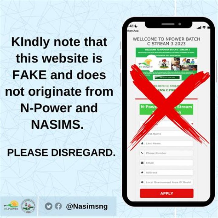 NASIMS Login Portal 2024 | nasims.gov.ng