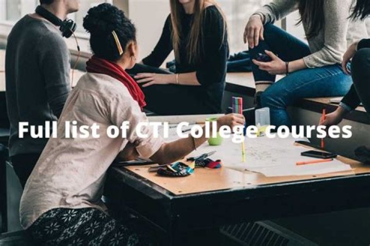New: CTI College Courses 2022/2023