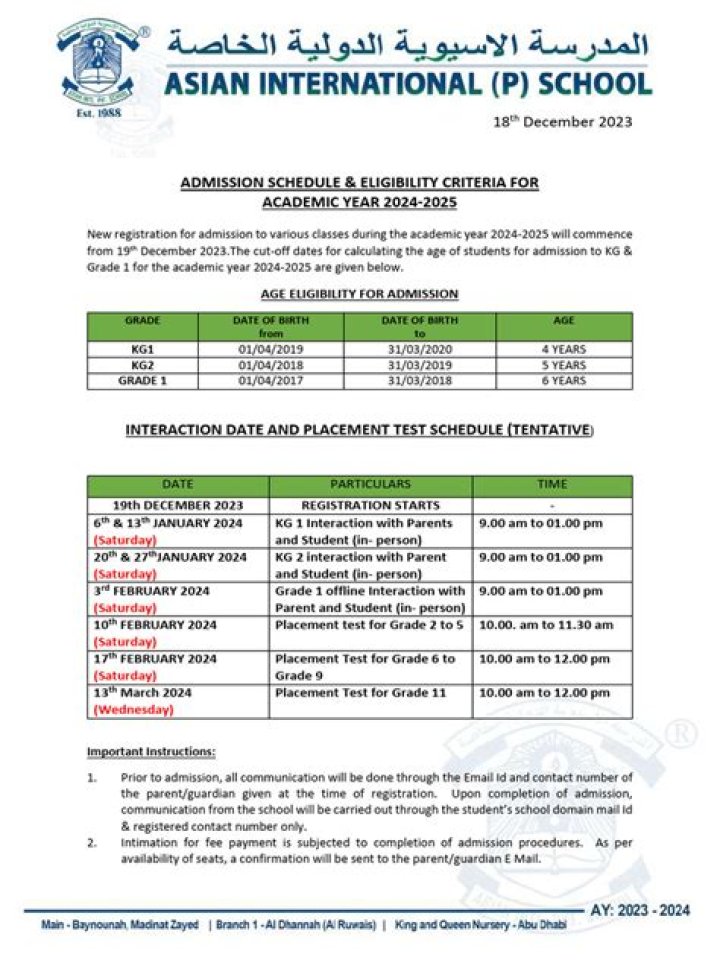 New: OFFAPOLY Admission list 2024