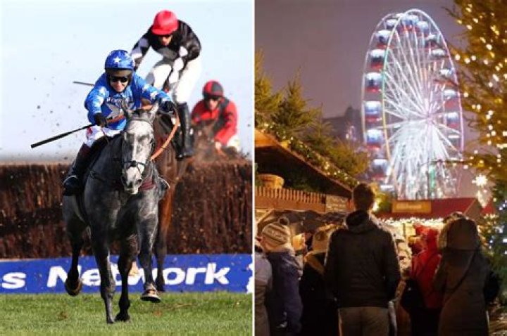 Newbury races braced for backlash as 'Winter Wonderland' carnival in middle of track appears to block view of horses